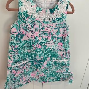 Lilly Pulitzer 2T Shift Dress - Adorable Elephant Detail 🐘
